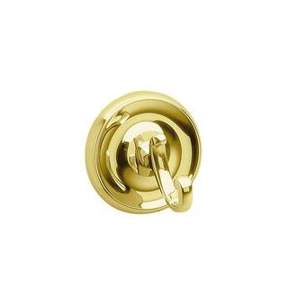 Smedbo V255 2 1/4 in. Single Towel Hook in Polished Brass Villa Collection Collection
